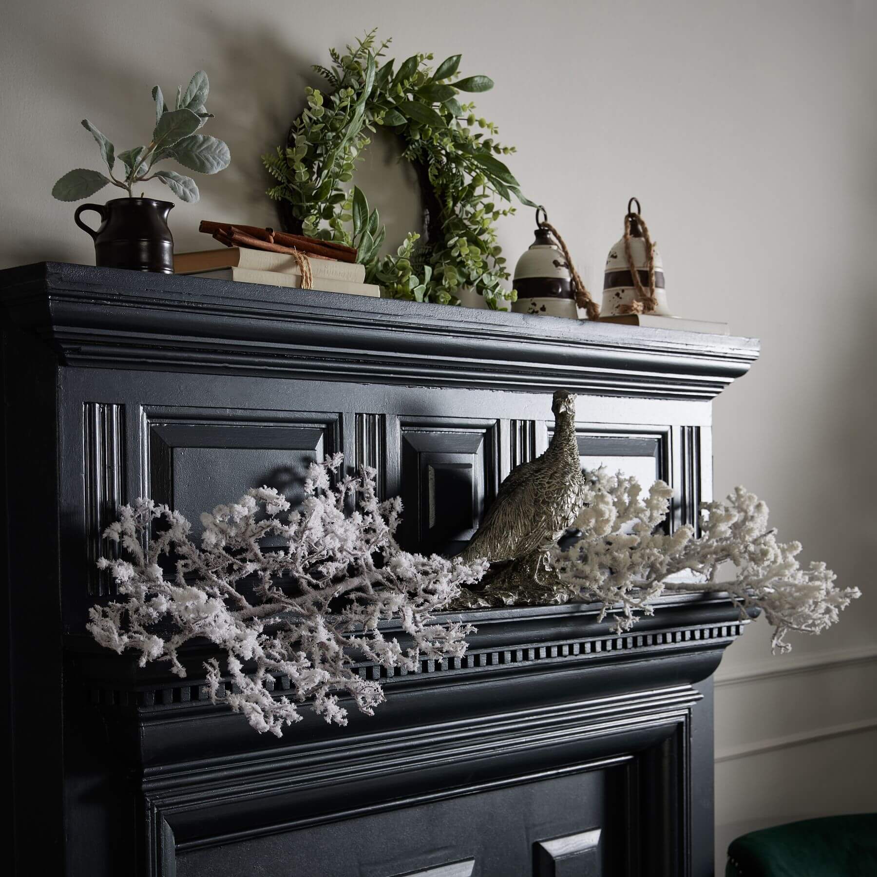Snow Kissed Winter Branch Decor for Indoor Frosted Style