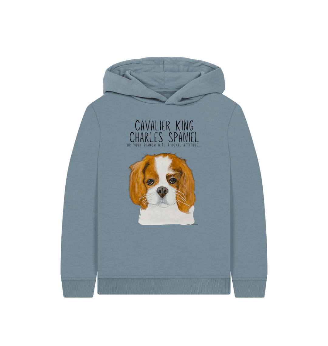 Little Monarchs &amp; Muzzles: Eco Kids Hoodie for Pup-Loving Royalty