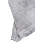 Bamboo Muslin Squares Grey and White
