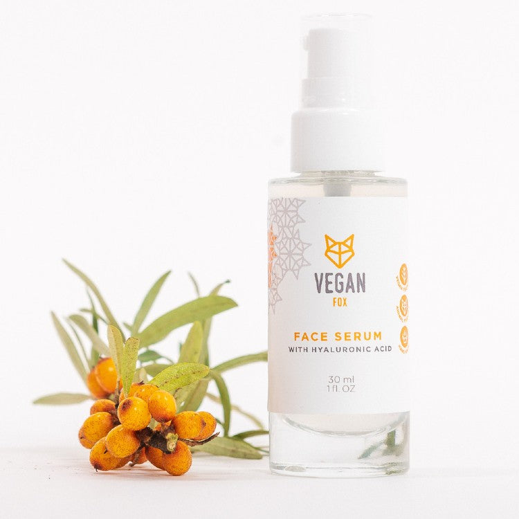 Hyaluronic Acid Serum for Deep Hydration &amp; Wrinkle Reduction – Vegan by Vegan Fox at www.brixbailey.com
