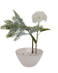Off White Ceramic Flower Frog for Easy Flower Arranging