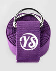 Yoga Studio GOTS Organic Cotton D-Ring 2.5m Yoga Belt Strap