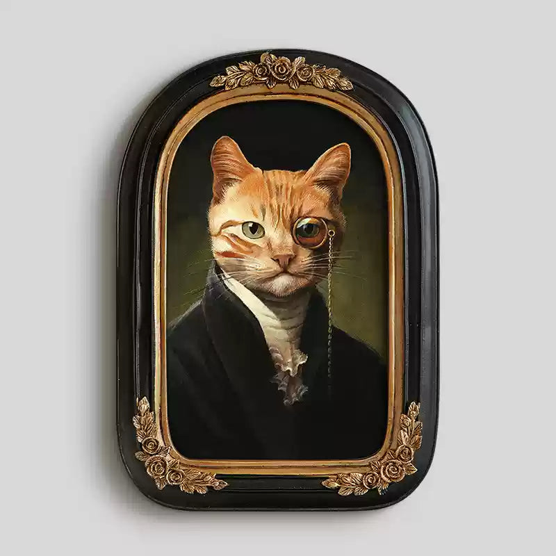 Regal Cat Portrait Wall Art-8