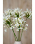 Cream Agapanthus Artificial Flower Stem