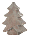 Brown Mini Ceramic Christmas Tree Modern Holiday Decor