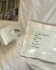 Notebook Ceramic Cup Plate-1