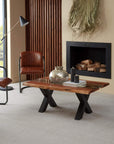 Sun Dried Palm Leaf Sculptural Display 95cm