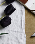 Elegant Tall Black Triple Tulip Vase | Modern Floral Display