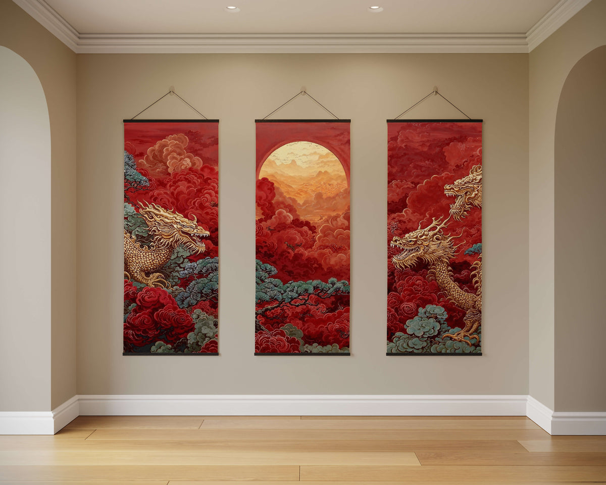 Chinese Dragon Tapestry