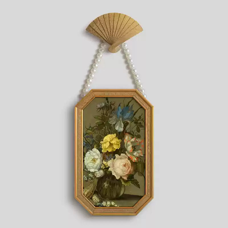 Retro Floral Painting Set-5