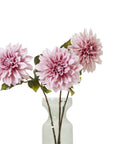 Pink Dahlia Faux Flower Soft Bloom No Fuss Beauty