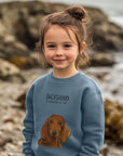 Snuggly Sausage Dog Kids' Sweatshirt – Ethically Made Cuteness!