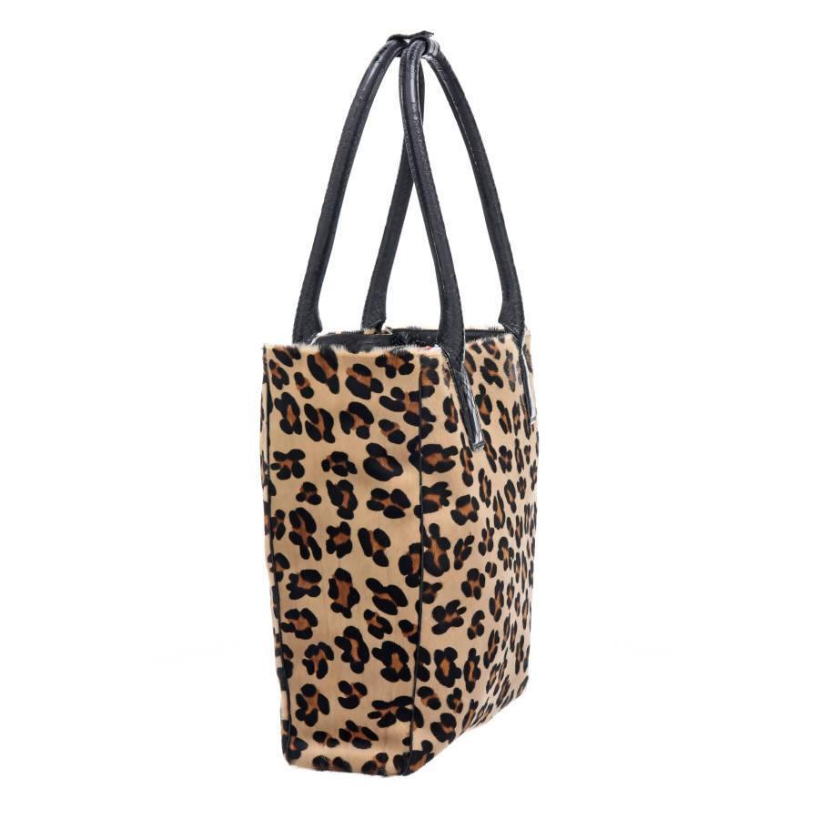 NEW Leopard Leather Day Tote Bag for Daily Style
