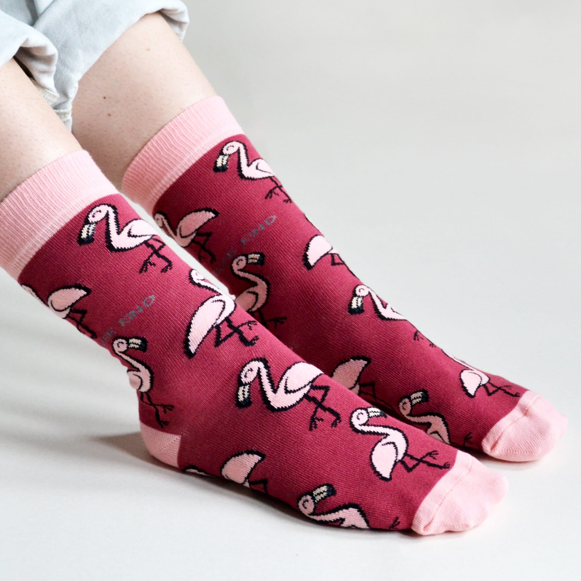 Pink Lover 4 Pair Bamboo Sock Set