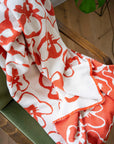 Flora cotton throw