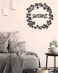 Flowery Metal Wall Art