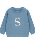Embroidered Initial Sustainable Sweatshirt