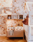 Floral Vintage Wallpaper in Soft Pastel Tones