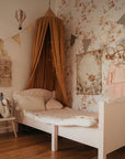 Floral Vintage Wallpaper in Soft Pastel Tones