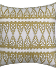 Florian Square Cushion - Ochre yellow