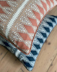 Florian Square Cushion - Rusty pink