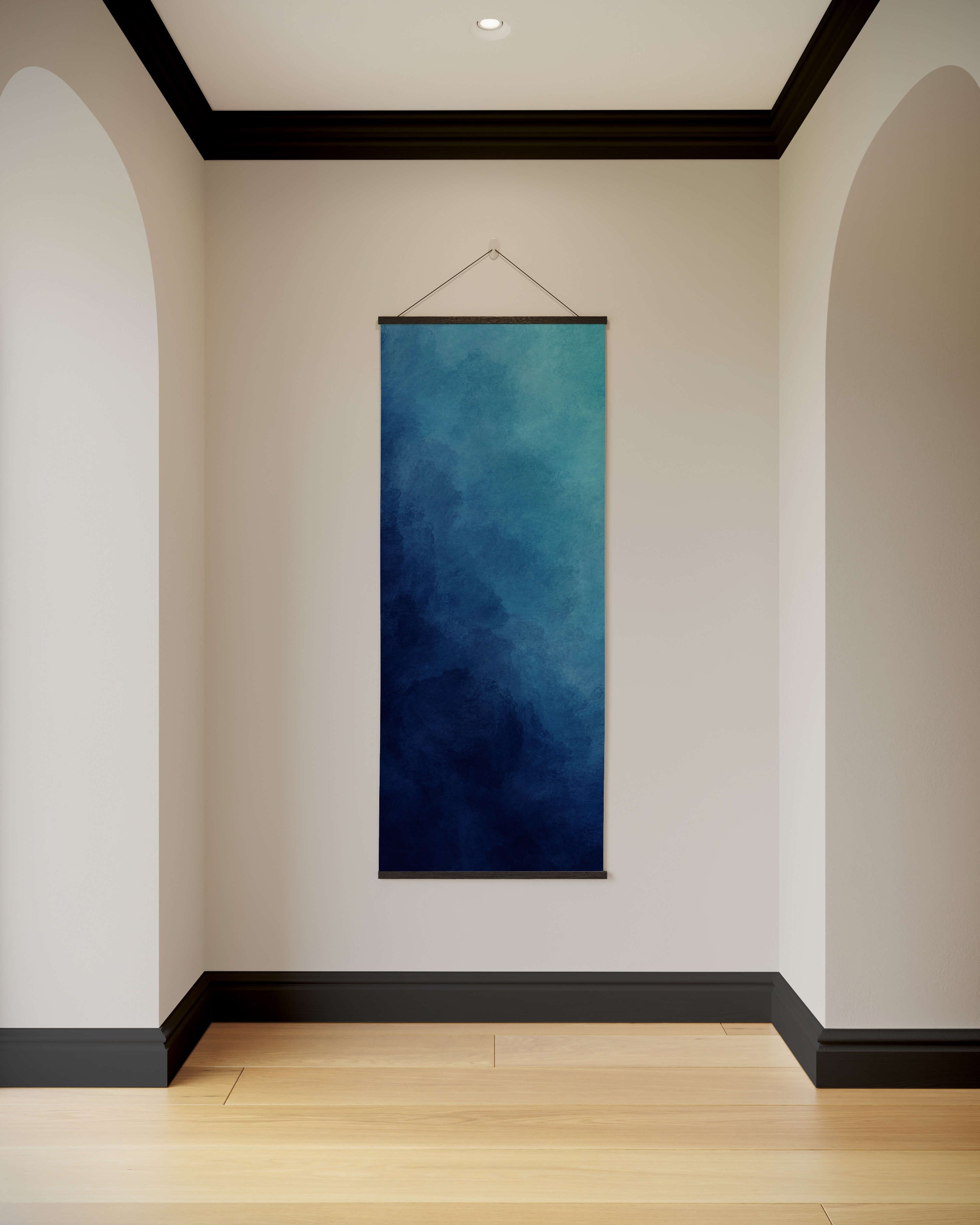 Dark Ombre Watercolour Tapestry