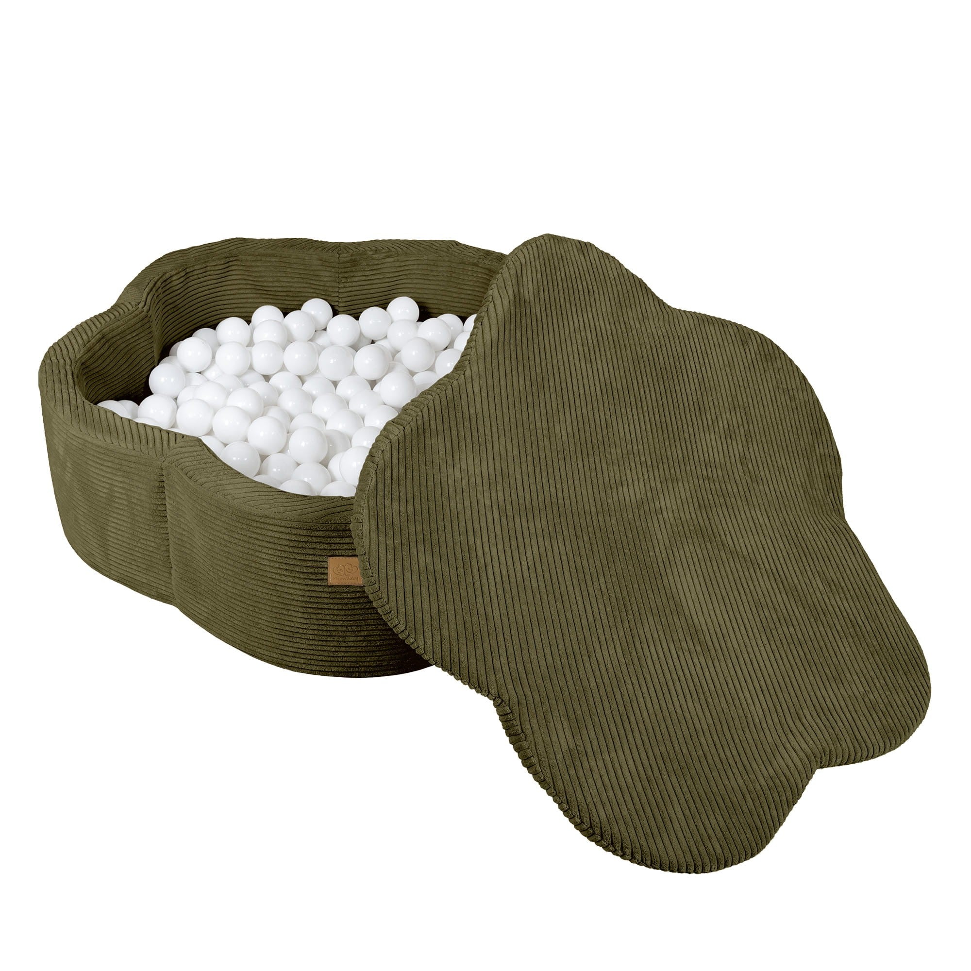 Khaki Flower Foam Baby Ball Pit