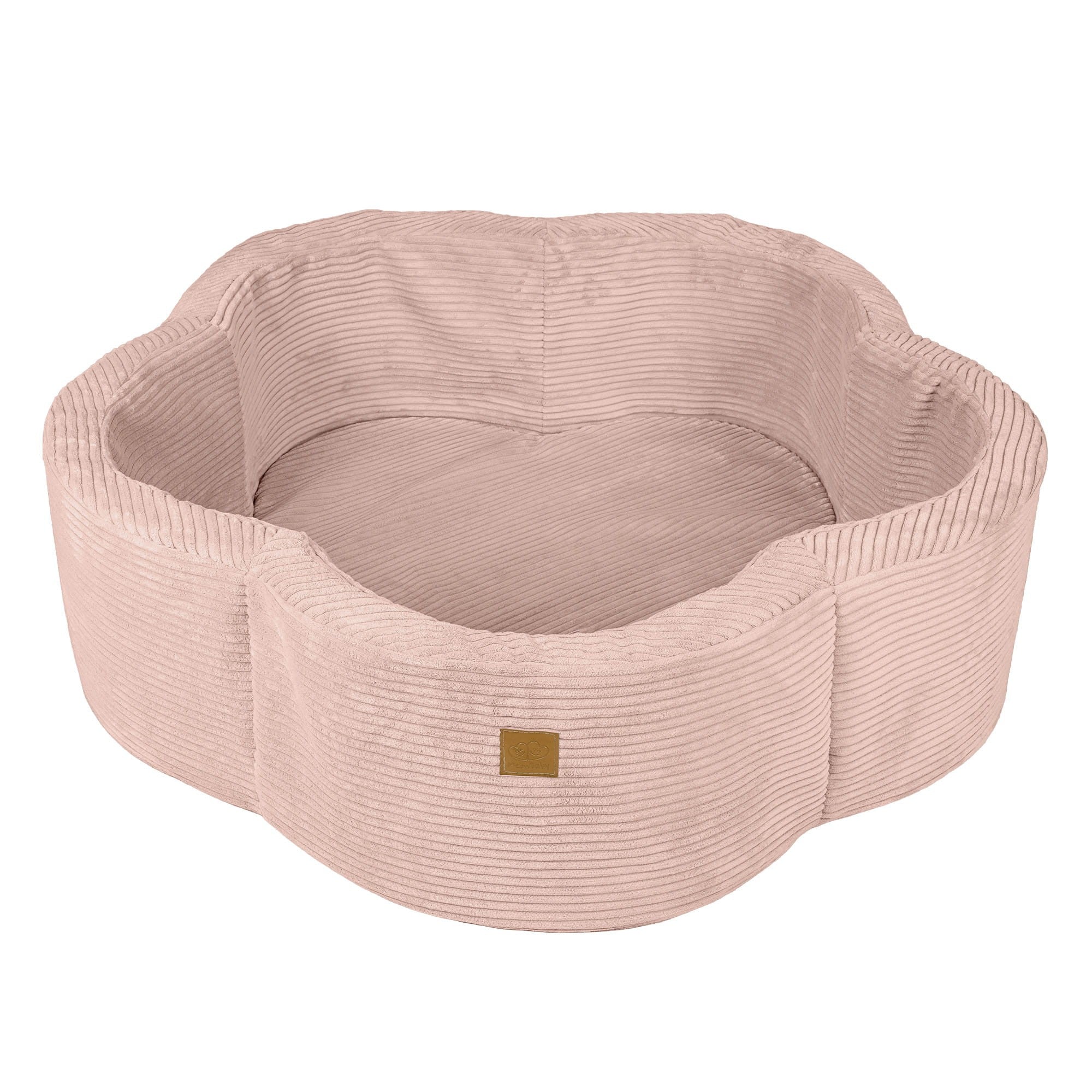 Foam Baby Ball Pit in Soft Pink Floral Design