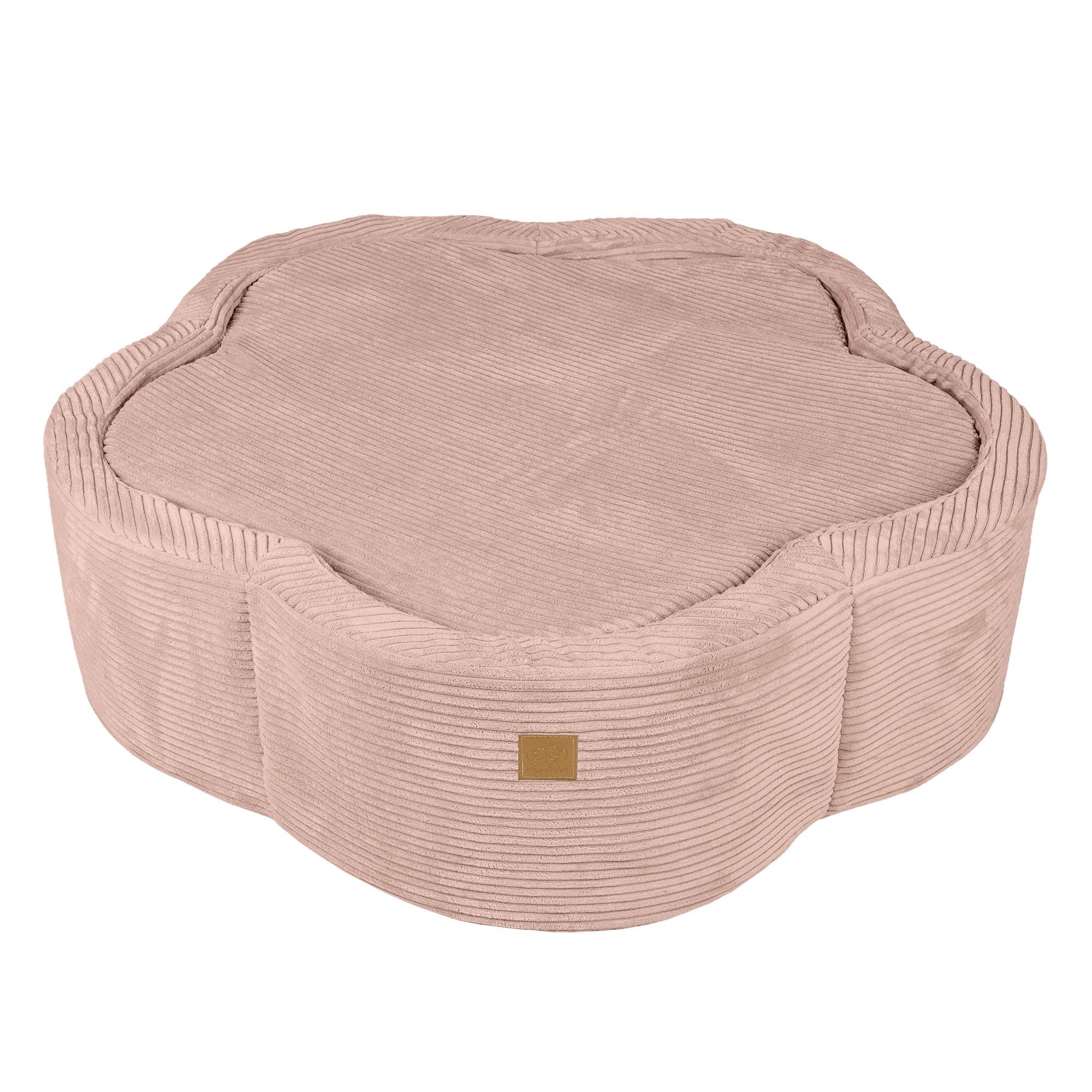 Foam Baby Ball Pit in Soft Pink Floral Design