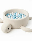 Foam Baby Ball Pit in Turtle Boucle