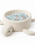 Turtle Foam Baby Ball Pit in Cheesecake Cream Boucle
