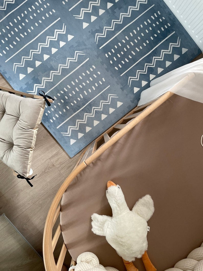 Foam Puzzle Playmat Azure for Stylish Baby Spaces