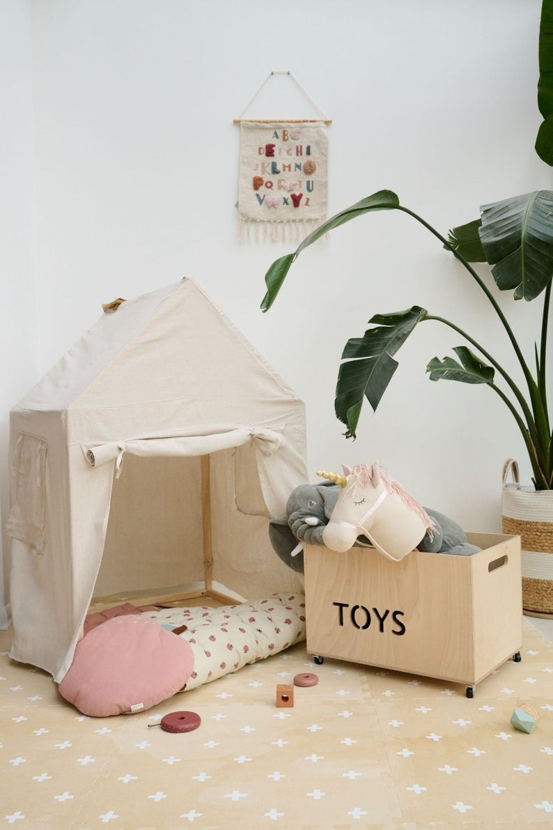 Foam Puzzle Baby Playmat in Cross Sand