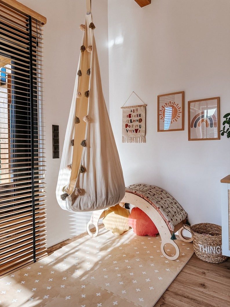 Foam Puzzle Baby Playmat in Cross Sand