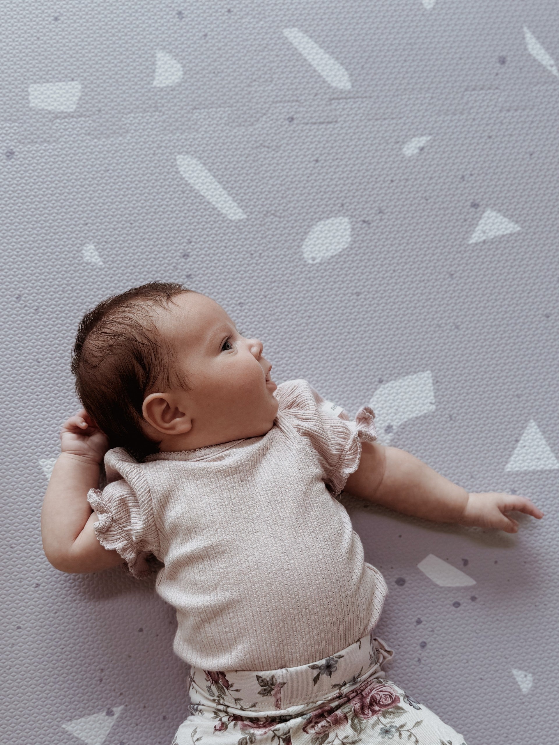 Lavender Terrazzo Foam Playmat for Babies