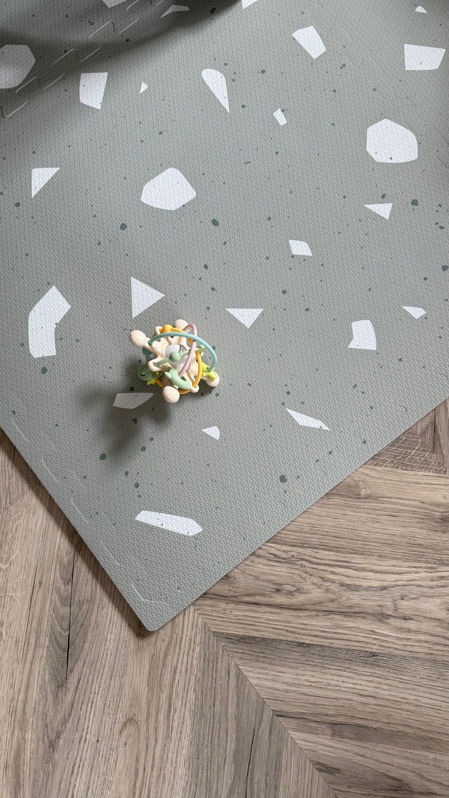 Foam Puzzle Playmat in Terrazzo Sage