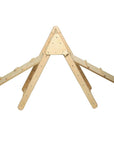 Foldable Climbing Triangle with 2 Ramps | Pikler Triangle for Kids-2