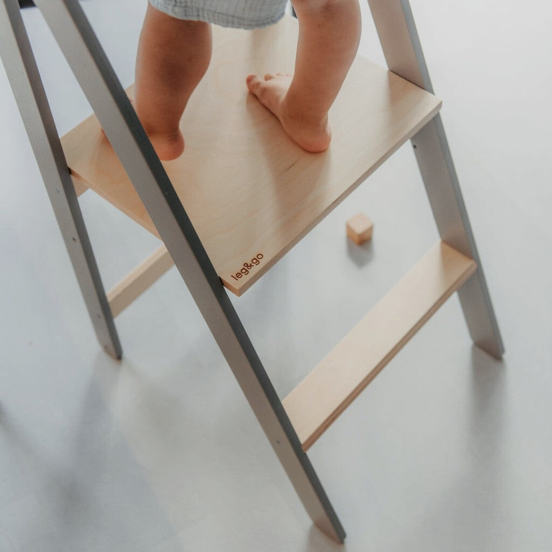 Foldable Kitchen Helper Tower with Safety Rail