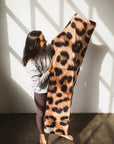 Foldable Leopard Suede Yoga Mat – 2mm Lightweight, Non-Slip Travel Mat by Yune Yoga-0