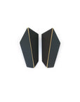 Folded Vertical Statement Earrings