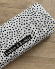 Travel Changing Mat - Black Spotty Print