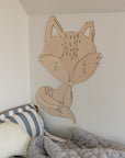 Fox Forest Animal - Wooden Wall Decoration