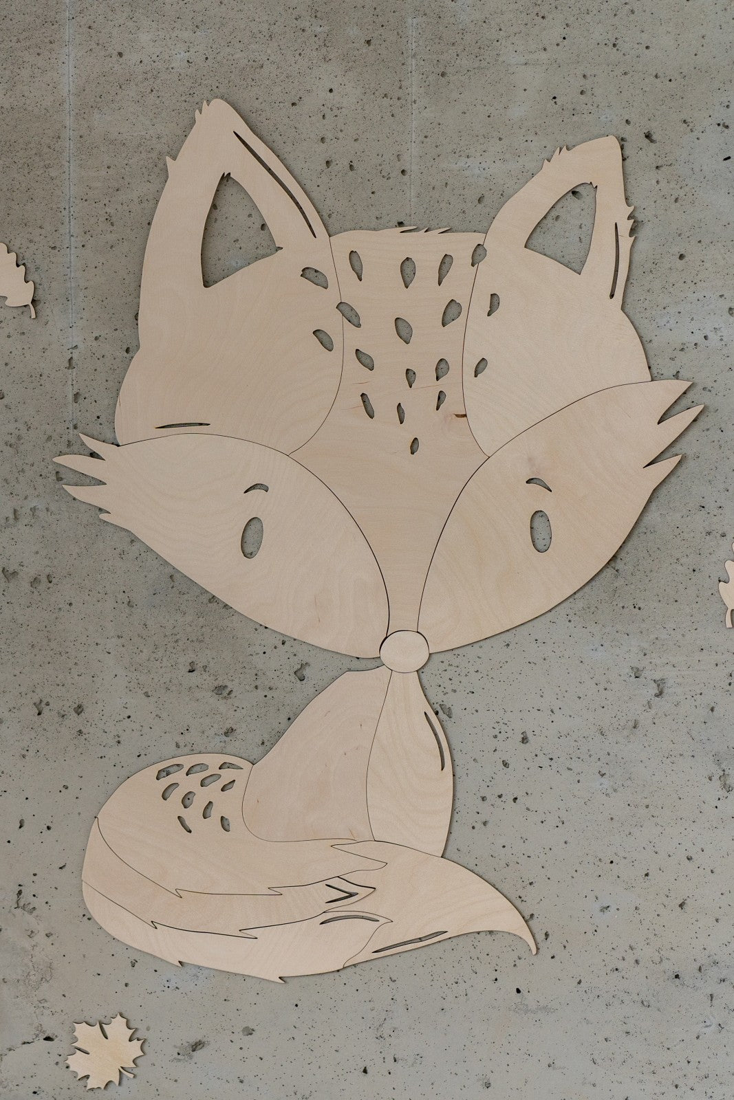 Fox Forest Animal - Wooden Wall Decoration