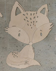 Fox Forest Animal - Wooden Wall Decoration
