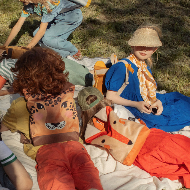 Kids Fox Backpack with Whimsical Design