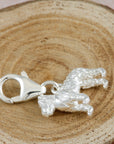 Fox Terrier Silver Dog Charm