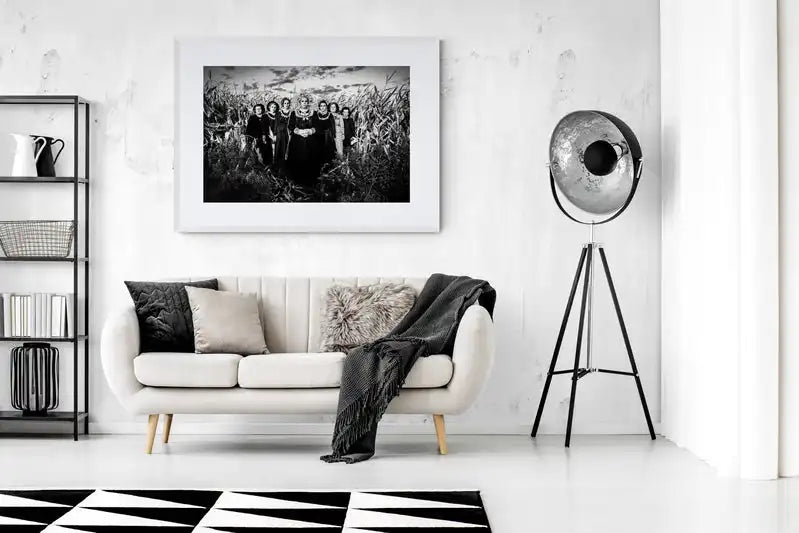 LIMITED EDITION PRINT: Women of Nea Vyssa in Cornfield, Evros, Greece - Signed &amp; Numbered by George Tatakis by George Tatakis at brixbailey.com