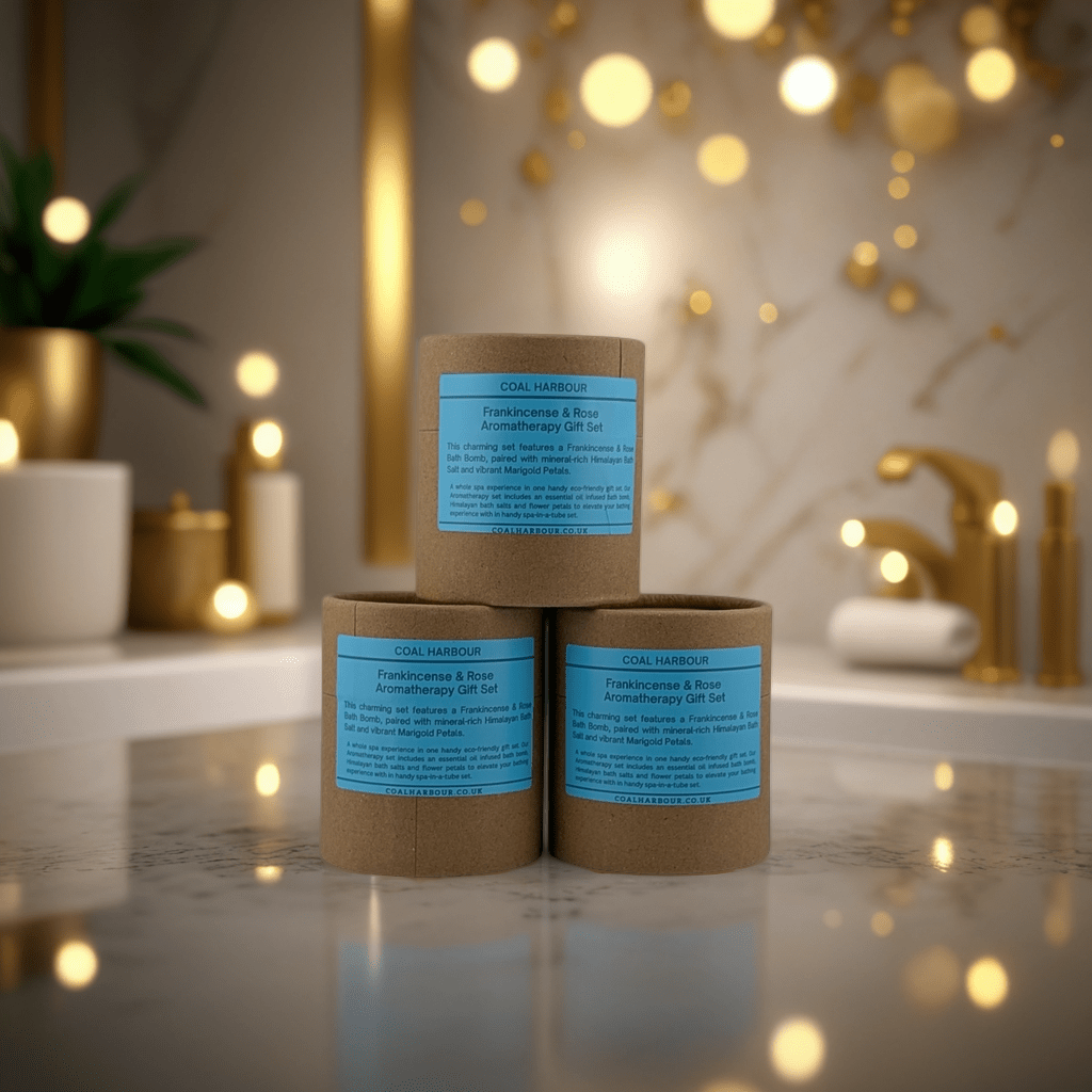 Frankincense &amp; Rose Bath Bomb Gift Set