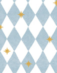 French Diamonds with Stars Wallpaper