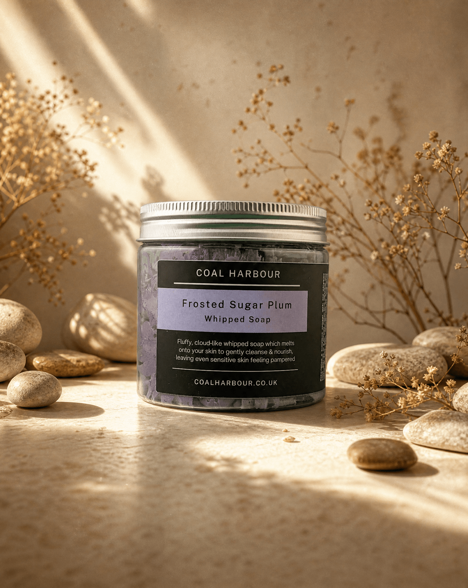 Frosted Sugar Plum Whipped Soap 120g